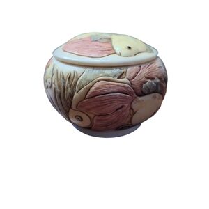 Jardinia Harmony Kingdom Trinket Ring Box Aquarium Koi Pond Fish